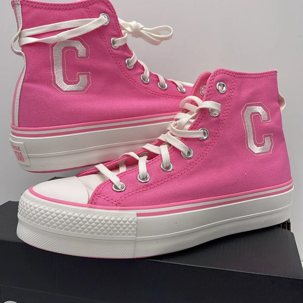 Converse WMNS A07141C CTAS LIFT HI OOPS PINK/OOPS PINK Platforms Sneakers